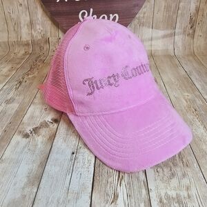 New! Juicy Couture Pink Velvet hat
